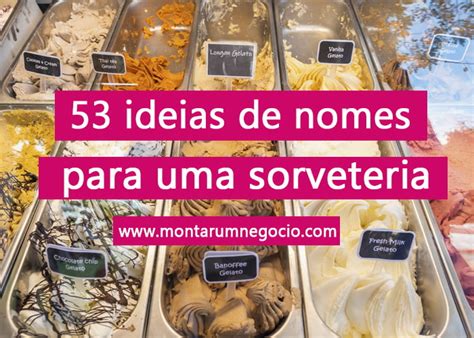 Nomes Para Sorveteria