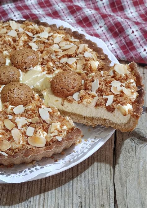 Crostata Agli Amaretti E Crema Al Mascarpone Lisa In Cucina