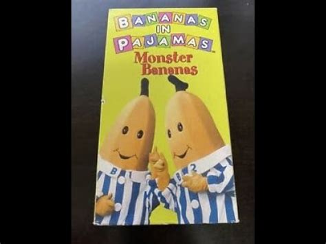 Bananas In Pyjamas Pajamas Monster Bananas 1997 US VHS YouTube