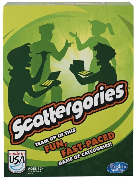 Scattergories Board Game At Mighty Ape Nz