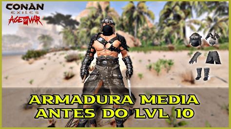 Como conseguir Armadura Média antes do Level 10 Fácil CONAN EXILES