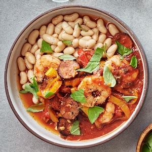 Piperade au chorizo et aux crevettes à la mijoteuse Mordu