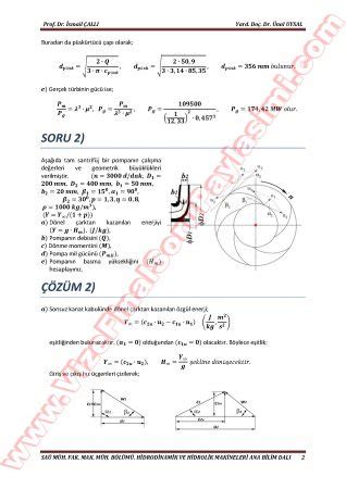 Hidrolik Makinaları Final Soruları Ve Cevapları 2012 Sayfa 2 Vize