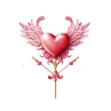 Cartoon Cupid S Arrow Valentine S Day Love Symbols For Ts Cards