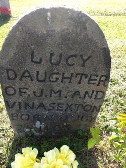 Lucy Sexton 1909 inconnu Mémorial Find a Grave