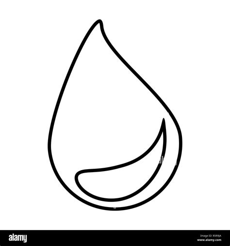 Teardrop Shape Outline