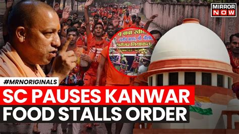 Kanwar Yatra Controversy Nameplate Row In Supreme Court Uttar