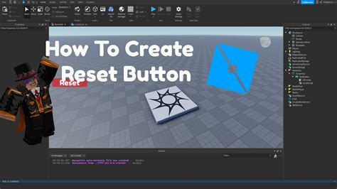 How To Create A Reset Button In Roblox Studio ONLY 3 LINES YouTube