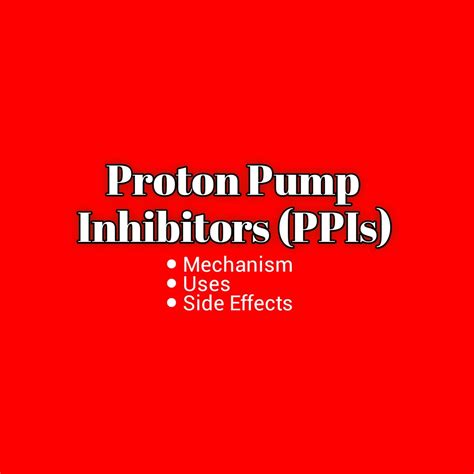 Proton Pump Inhibitors Ppis Drugsbank