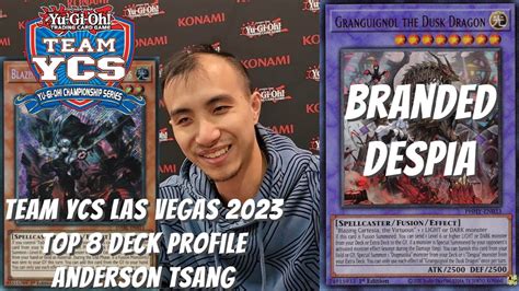 Yugioh Team YCS Las Vegas 2023 Top 8 Deck Profile Despia Branded