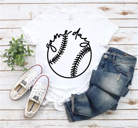 Baseball Game Day Baseball Shirt Svg Baseball Season Shirt Etsy