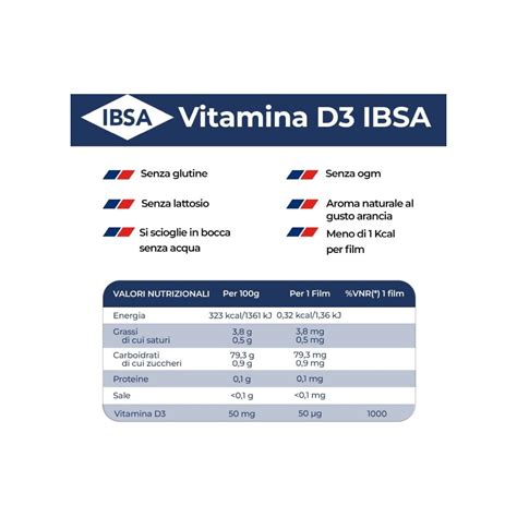 Vitamina D Ibsa Ui Film Orodispersibili