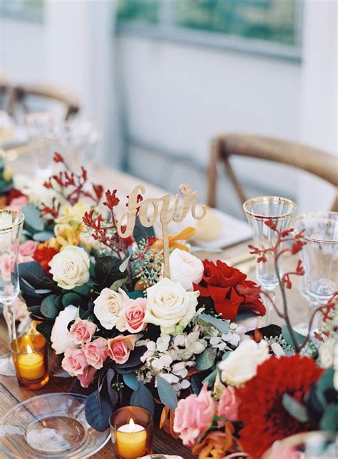 An Elegant Intimate Autumn Wedding Fall Wedding Centerpieces