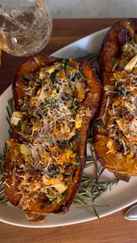 Sausage Stuffed Butternut Squash Paleo Whole Fall Recipes