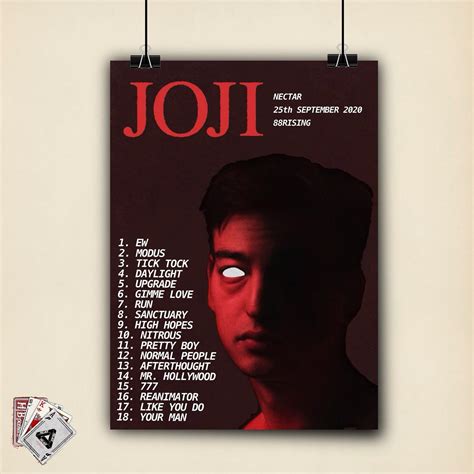 Joji Nectar Album Poster Etsy