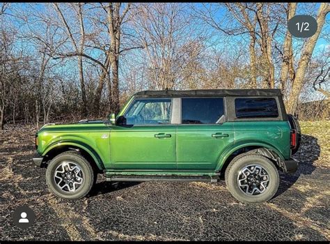 Stealth Matte Wrap On Eruption Green Page Bronco G Ford