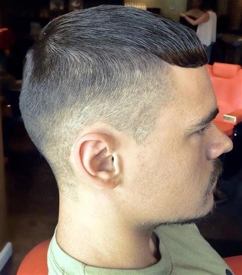 Long Caesar Haircut Fade