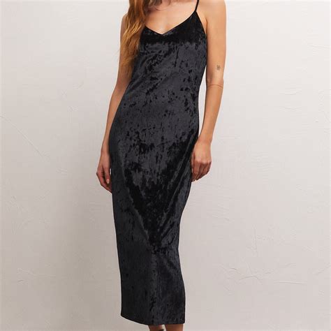 Selina Crushed Velvet Dress Bella Mia