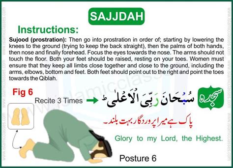 The Instructions To Learn How To Pray In English Arabic And Other