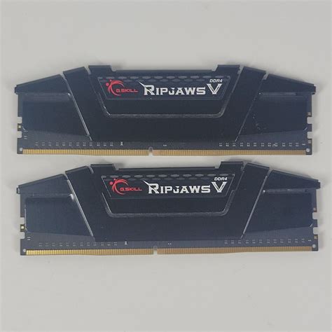 Used G Skill RipJaws V 16GB 2x8GB DDR4 3600MHz F4 3600C18D 16GVK