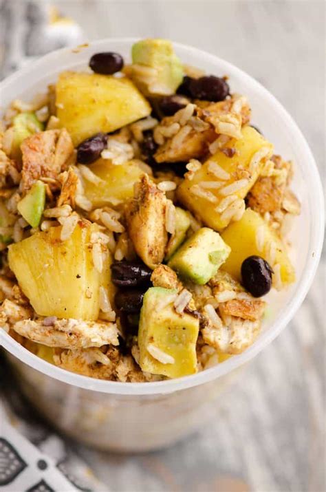 Cuban Chicken Rice Bowl - Healthy Meal Prep