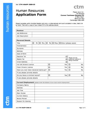 Ctm Application Online Fill Online Printable Fillable Blank