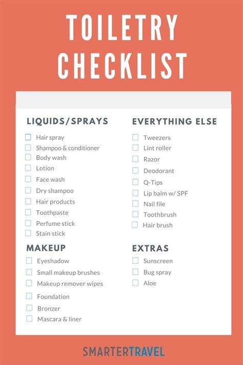 The Ultimate Toiletry Kit Packing List Packing Tips For Travel