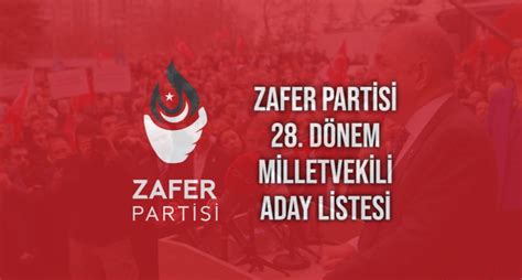 Zafer Partisi Milletvekili Aday Listesi Belli Oldu HaberAlp Son