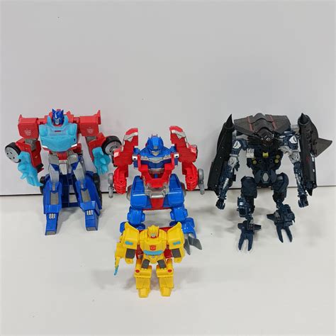 Buy the Bundle of 4 Assorted Transformers Action Figures | GoodwillFinds