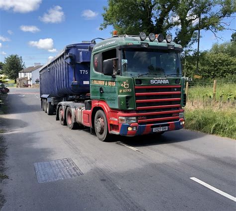 J Collinson Sons Scania 124L X927SHH Bilsborrow Grimmys Truck