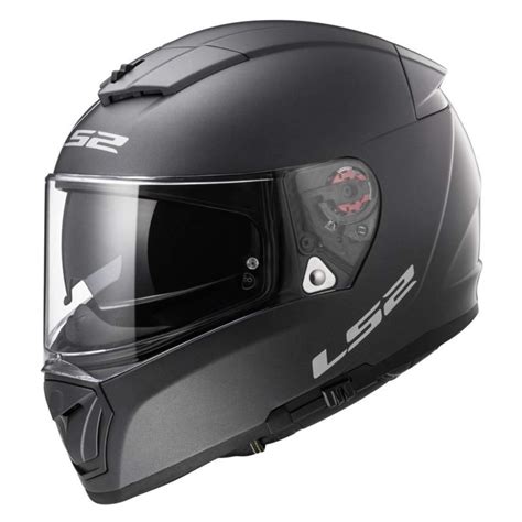 Casco Integral Ls Breaker Solid Titanium Mate Ff Tienda Moto