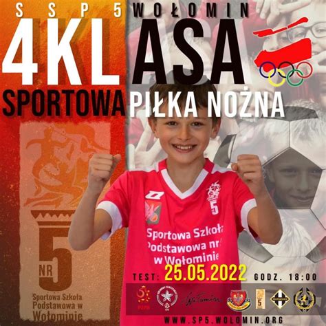 Testy Sprawnościowe Piłka Nożna Sportowa Szkoła Podstawowa nr 5 im