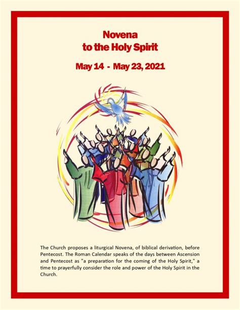 Novena To The Holy Spirit Immaculate Conception Church