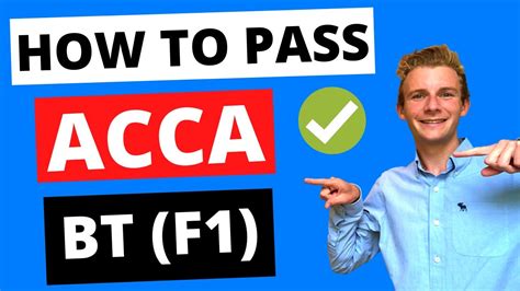 How To Pass Acca Bt F Exam Top Tips To Pass How To Pass