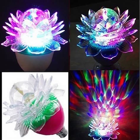 Axcel 25 Led Rotating Lotus Bulb Diwali Decoration 360 Degree Led Plug