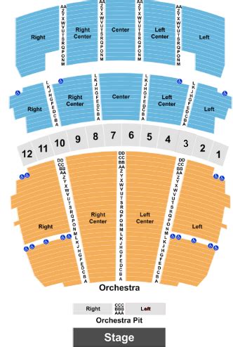 Stifel Theater Seating Chart: A Visual Reference of Charts | Chart Master