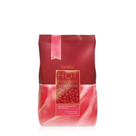 500g Italwax Hot Film Wax Rose Cire Epilation Visage Et Corps