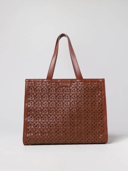 Liu Jo Tote Bags For Woman Brown Liu Jo Tote Bags Aa E