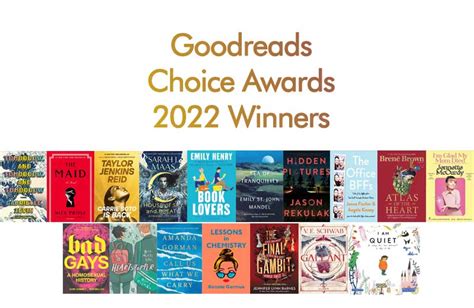 Goodreads Choice Awards 2022 Winners BOOKGLOW