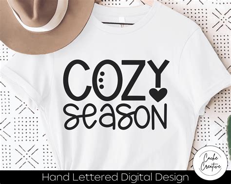 Cozy Season Svg Instant Download Dxf Svg Eps Png  Pdf Etsy