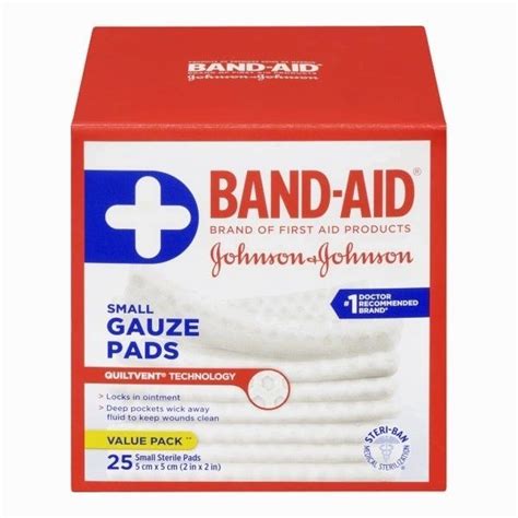 Band Aid Medium Sterile Gauze Pads Value Pack Alliance Drug Pharmacy