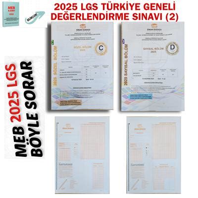 TÜRKİYE GENELİ LGS DENEME SINAVI 2 SAYISAL SÖZEL