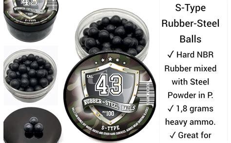 Rubber Steel Balls In Caliber Pcs Perfect Size And Premium