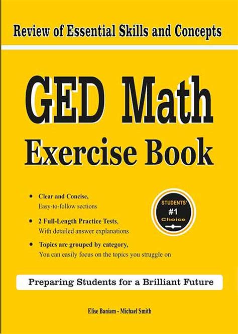 Ged Math Practice Book Extra Exercises And Two Full Length Ged