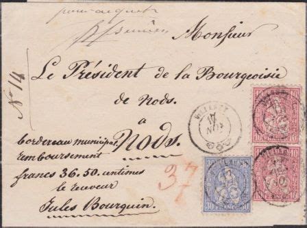 sitzende helvetia gezähnt Stamp Auctions