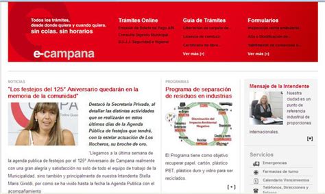 La Página Web Del Municipio De Campana Crece En Consultas Y Visitas Noticias De Campana La