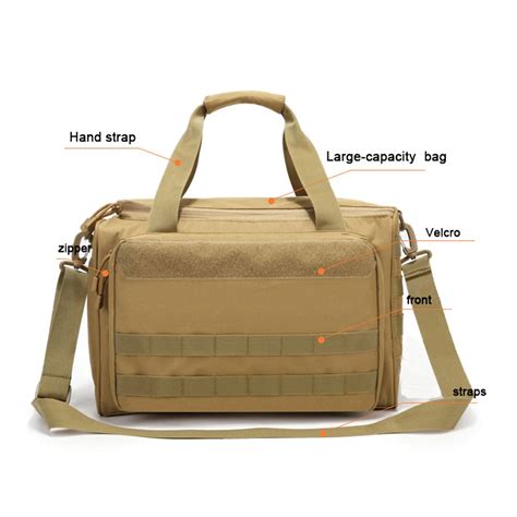 Tactical Dual Gun Range Bag Universal Handgun Storage And Transport Xioncorp