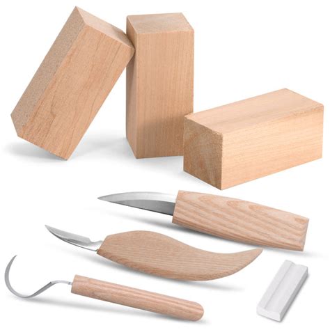 Complete Wood Carving Tools Kit Knife Whittling Woodworking Set Inc