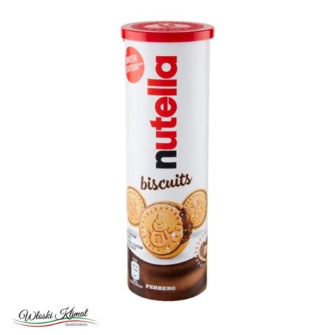 Ciasteczka NUTELLA Biscuits Tube Ferrero 166g Włoski Klimat Najlepsze