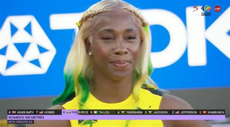 Fraser Pryce Wins Gold Jackson Silver And Thompson Hera Bronze In